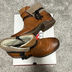 Rieker womens Brown Ankle Boots